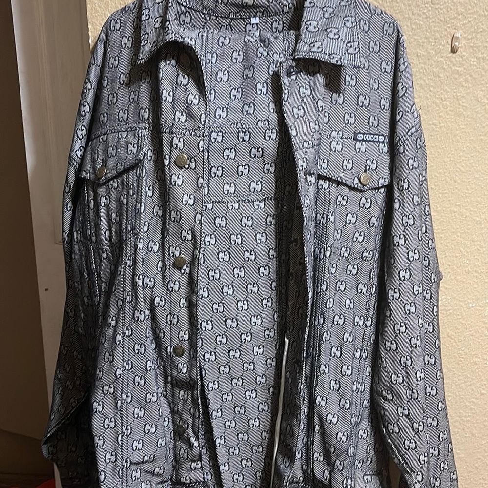 Fashion jacket and pants set Gucci